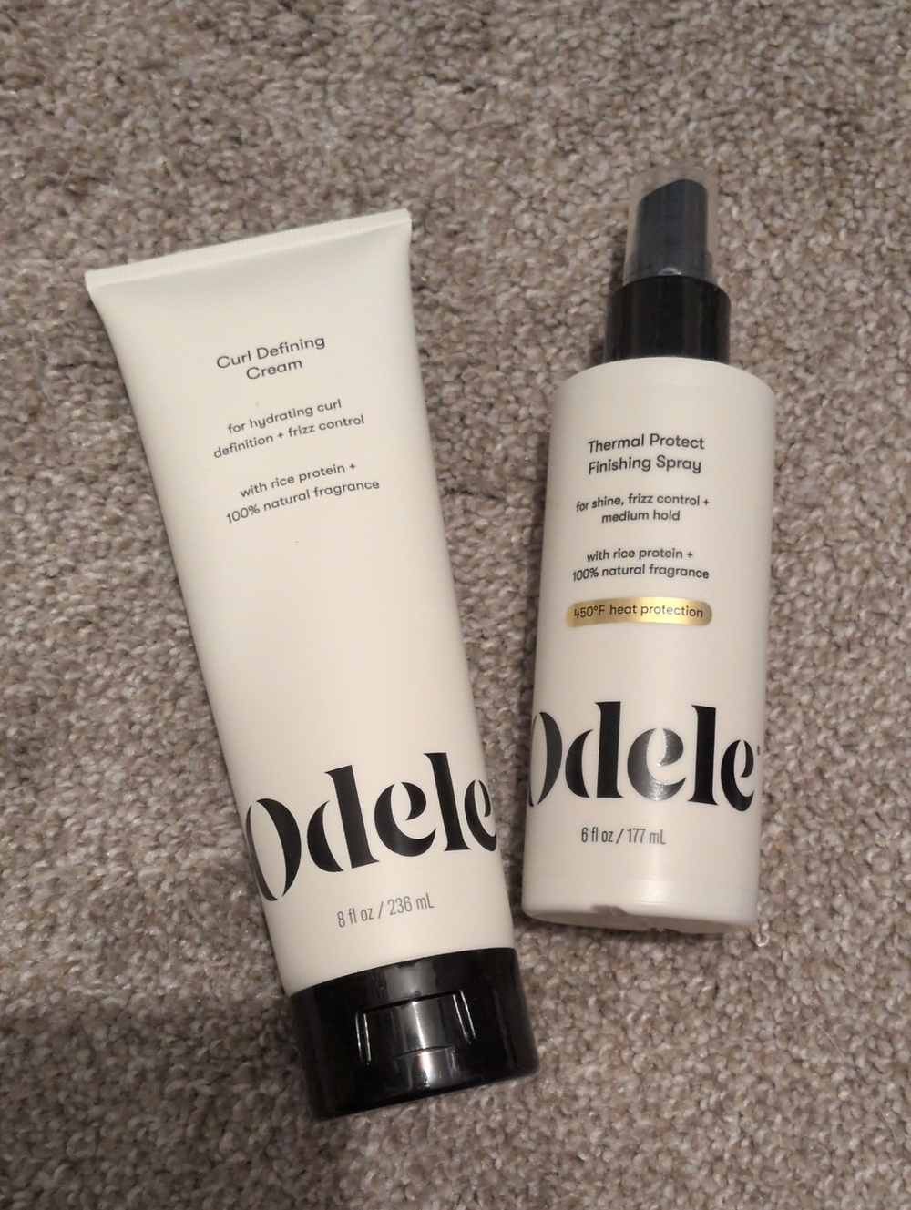 Odele Curl Defining Cream & Thermal Protect Finishing Spray